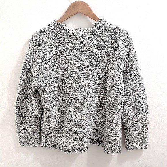 Nic + Zoe Women’s Mixed Fringed Sweater Size Medium - Picture 4 of 5